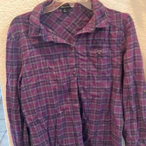 FINAL MARKDOWN I heart Ronson flannel shirt large